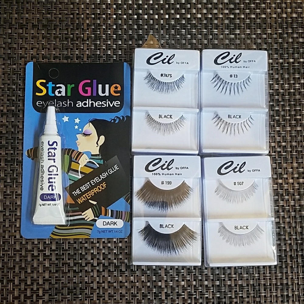 BUNDLE EYELASH $ EYELASH GLUE
